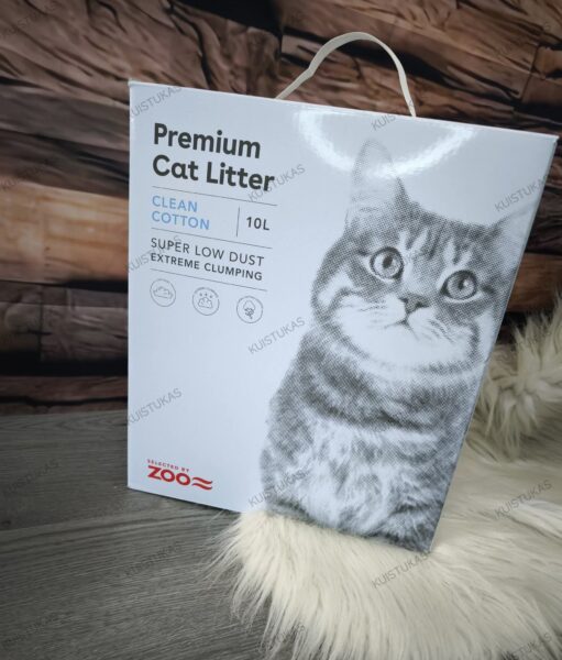Premium kačių kraikas 'Clean cotton'