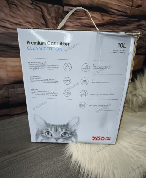 Premium kačių kraikas 'Clean cotton' - Vaizdas 2