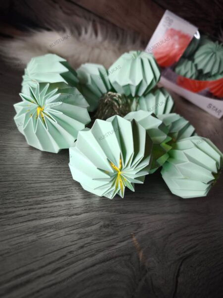 Dekoratyvinė girlianda 'Paper flower' - Vaizdas 2