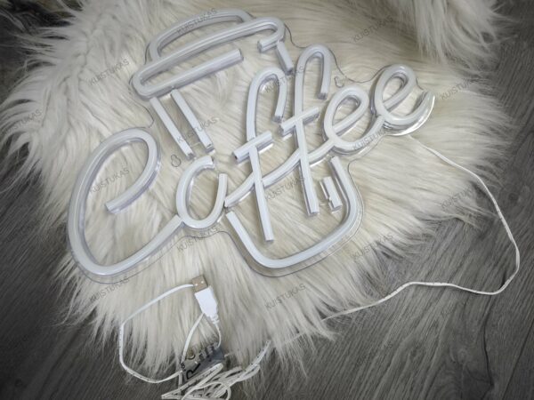 LED 'Coffee' užrašas - Vaizdas 3