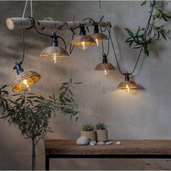 Dekoratyvinė girlianda 'Rattan Retro'