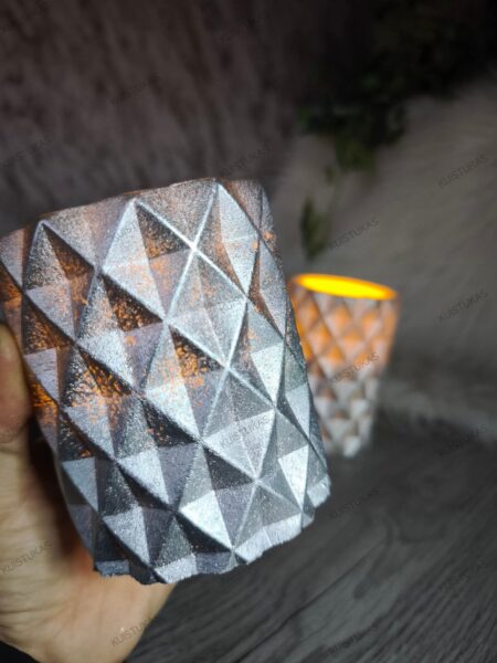 LED žvakių komplektas 'Silver' - Vaizdas 4