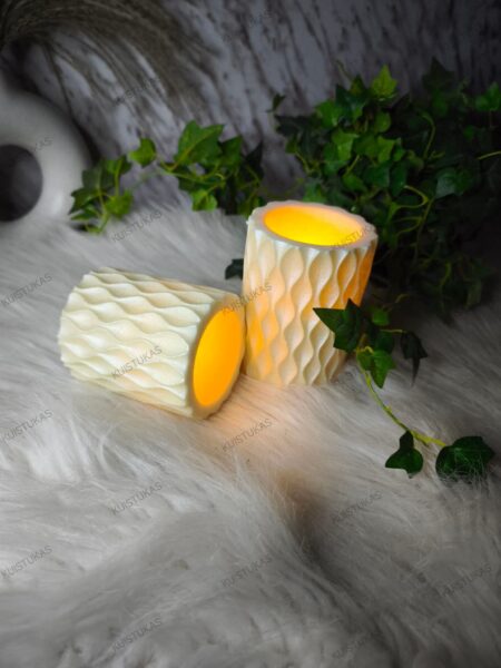 LED žvakių komplektas 'Guld' - Vaizdas 3