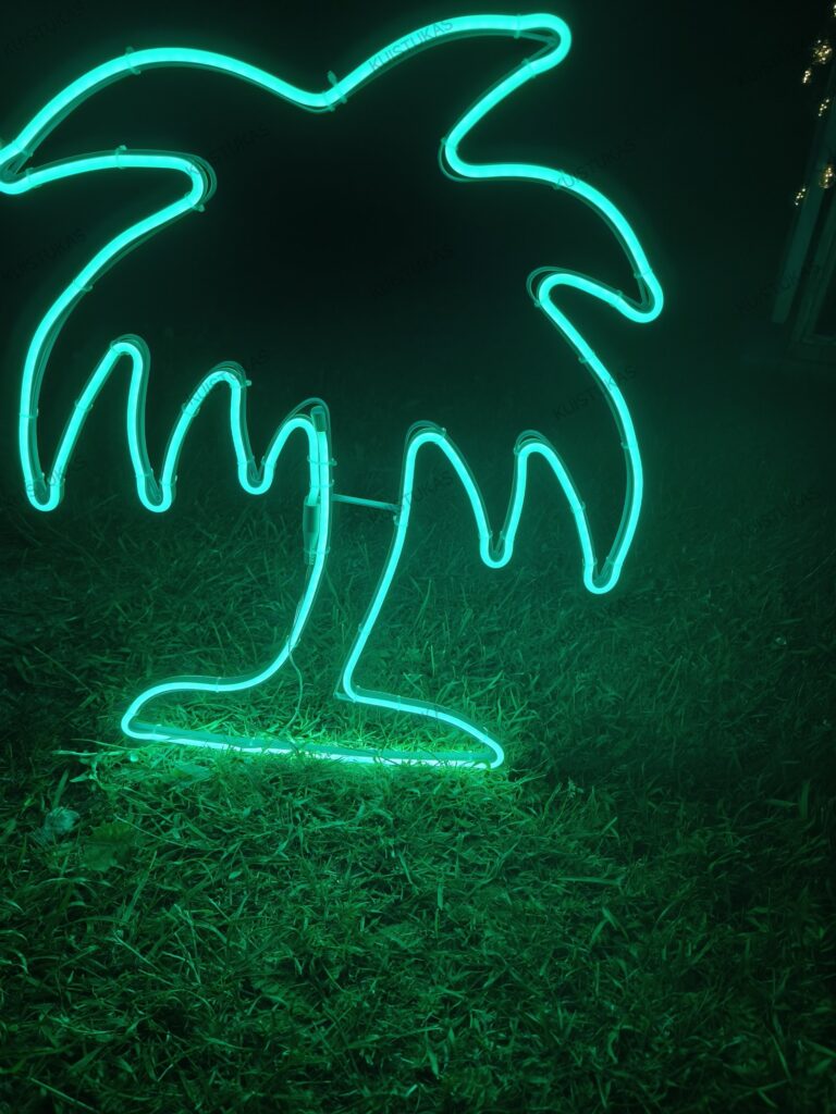LED- palmės -dekoracija