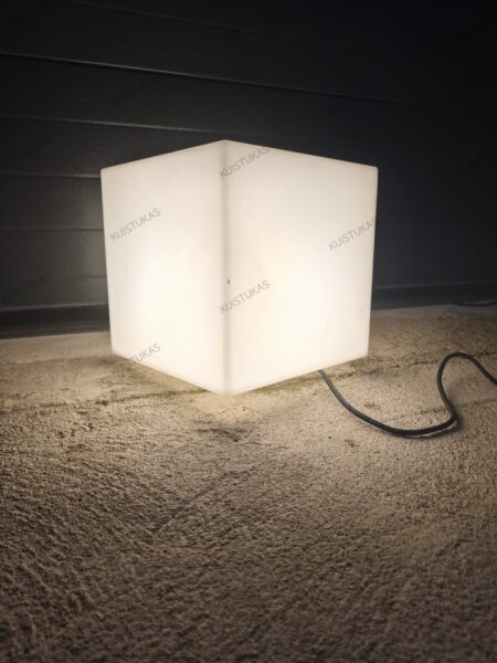 Šviečiantis dekoratyvinis kubas 'White Cube' - Vaizdas 4