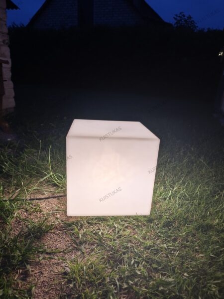 Šviečiantis dekoratyvinis kubas 'White Cube' - Vaizdas 3