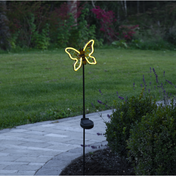 Dekoratyvinis saulės šviestuvas 'Linny butterfly'