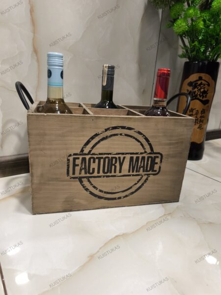 Medinė dėžė 'Factory Made' - Vaizdas 3
