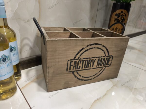 Medinė dėžė 'Factory Made' - Vaizdas 4
