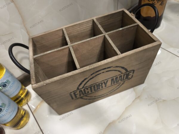Medinė dėžė 'Factory Made' - Vaizdas 5