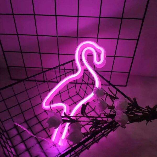 Dekoracija 'NeonFlamingo' - Vaizdas 3