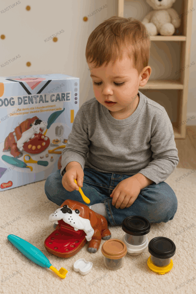 Modelino rinkinys 'Dog dental care'