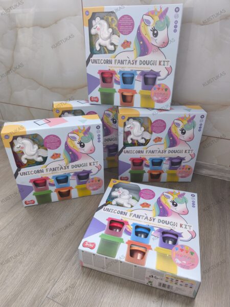 Modelino rinkinys 'Unicorn fantasy dough kit' - Vaizdas 4
