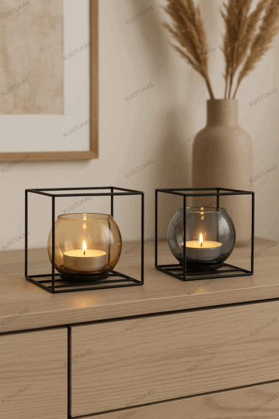 Žvakidės 'Cube Glow'