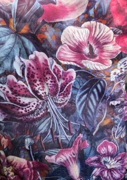 Naktinės užuolaidos 'Flowers' - Vaizdas 2