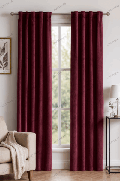 Naktinės užuolaidos 'Bordo elegance'