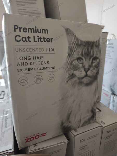 Premium kačių kraikas 'Unscented Long Hair' - Vaizdas 3