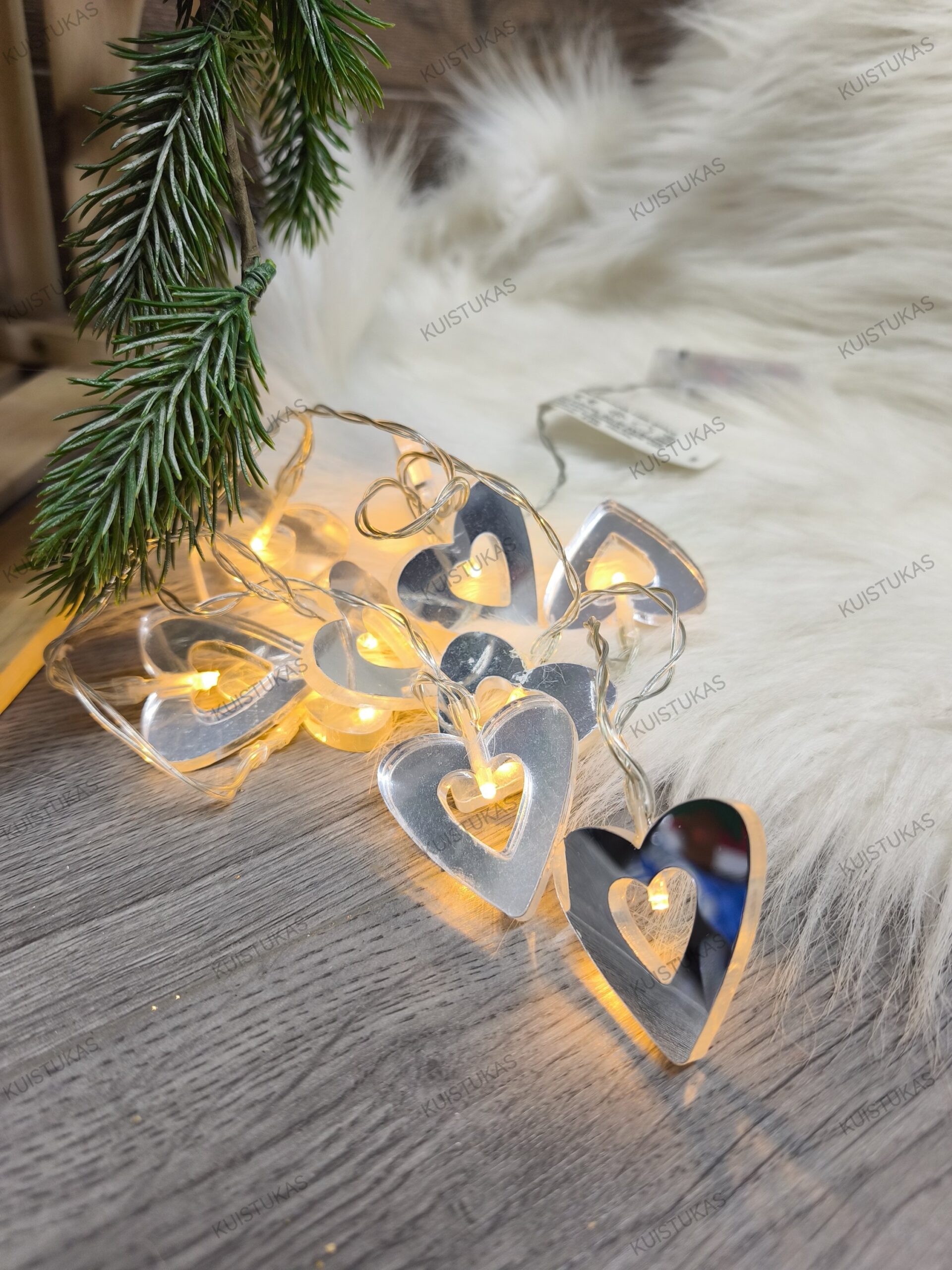 Dekoratyvinė girlianda 'Mirror heart' - Vaizdas 3