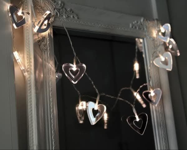 Dekoratyvinė girlianda 'Mirror heart' - Vaizdas 5