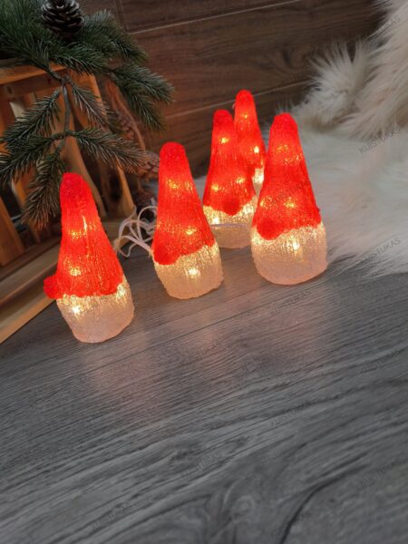 Akrilinė dekoracija 'Five gnomes' - Vaizdas 4