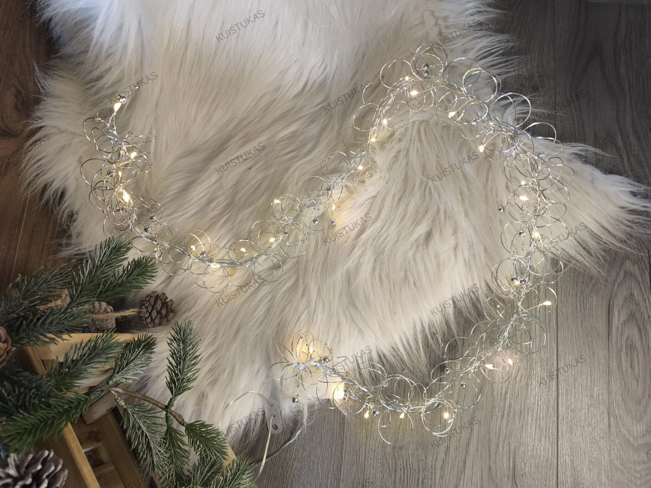 Dekoratyvinė girlianda 'Silver Bloom' - Vaizdas 2