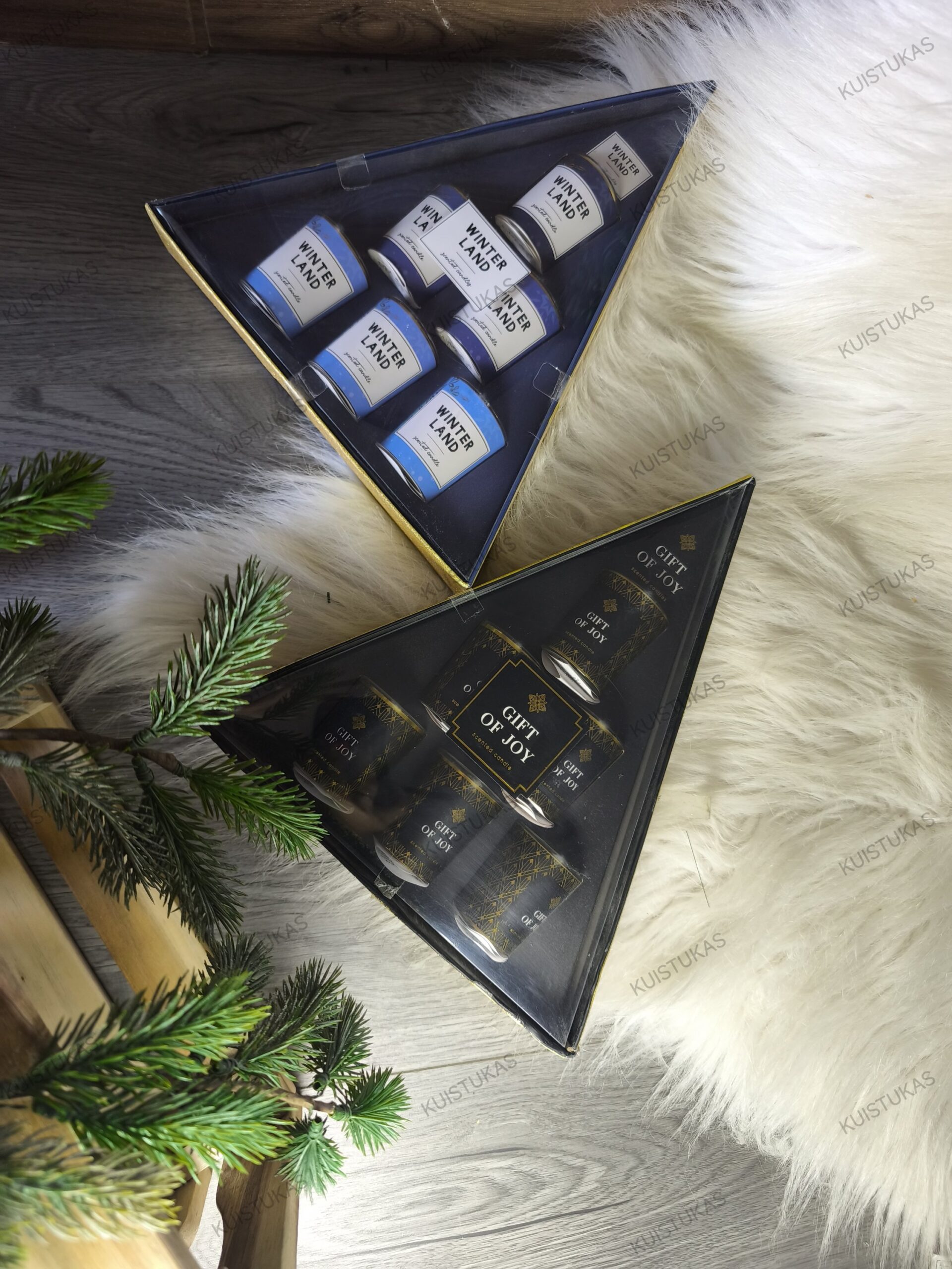 Žvakių rinkinys 'Triangle' - Vaizdas 2