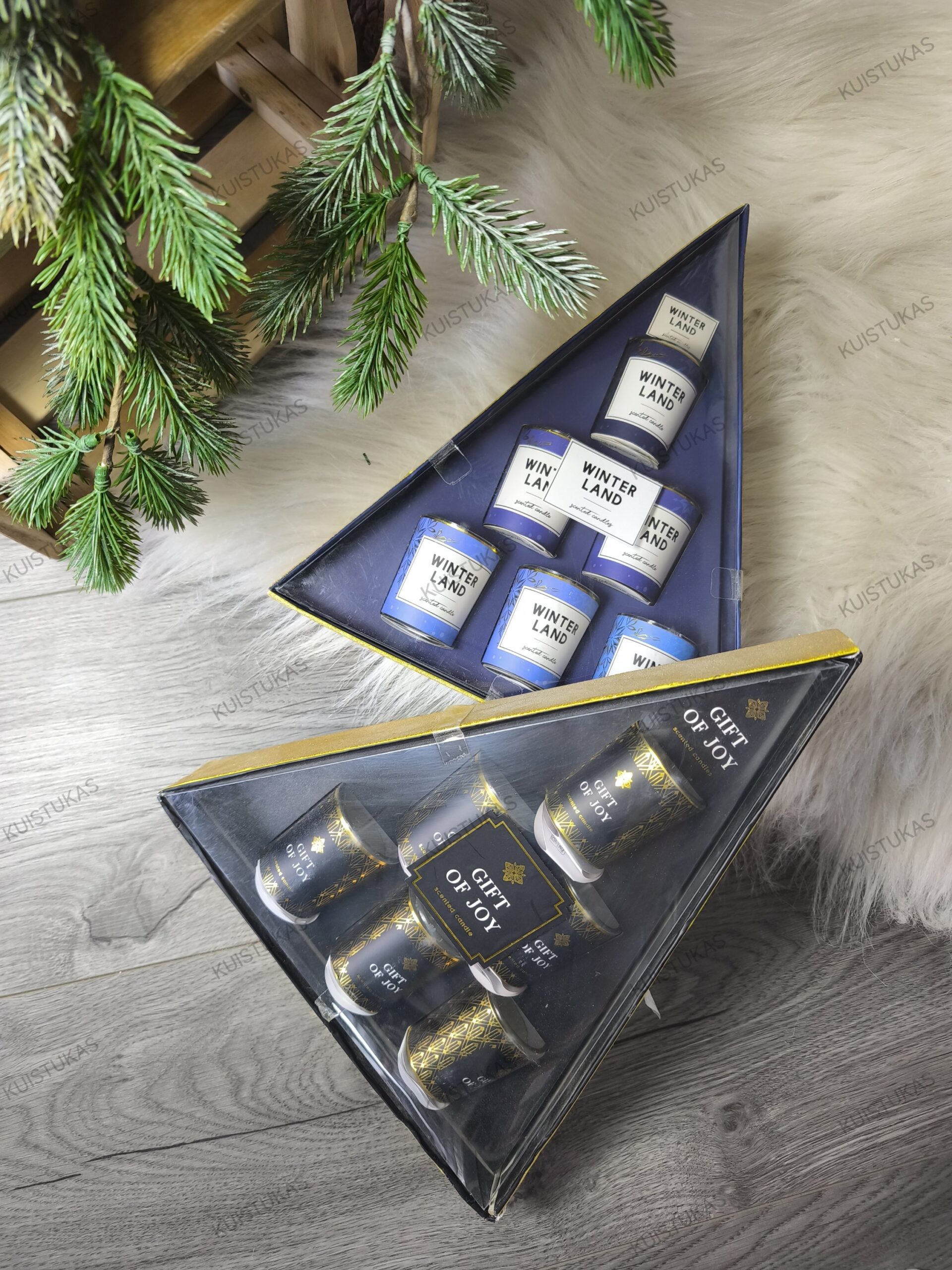 Žvakių rinkinys 'Triangle'