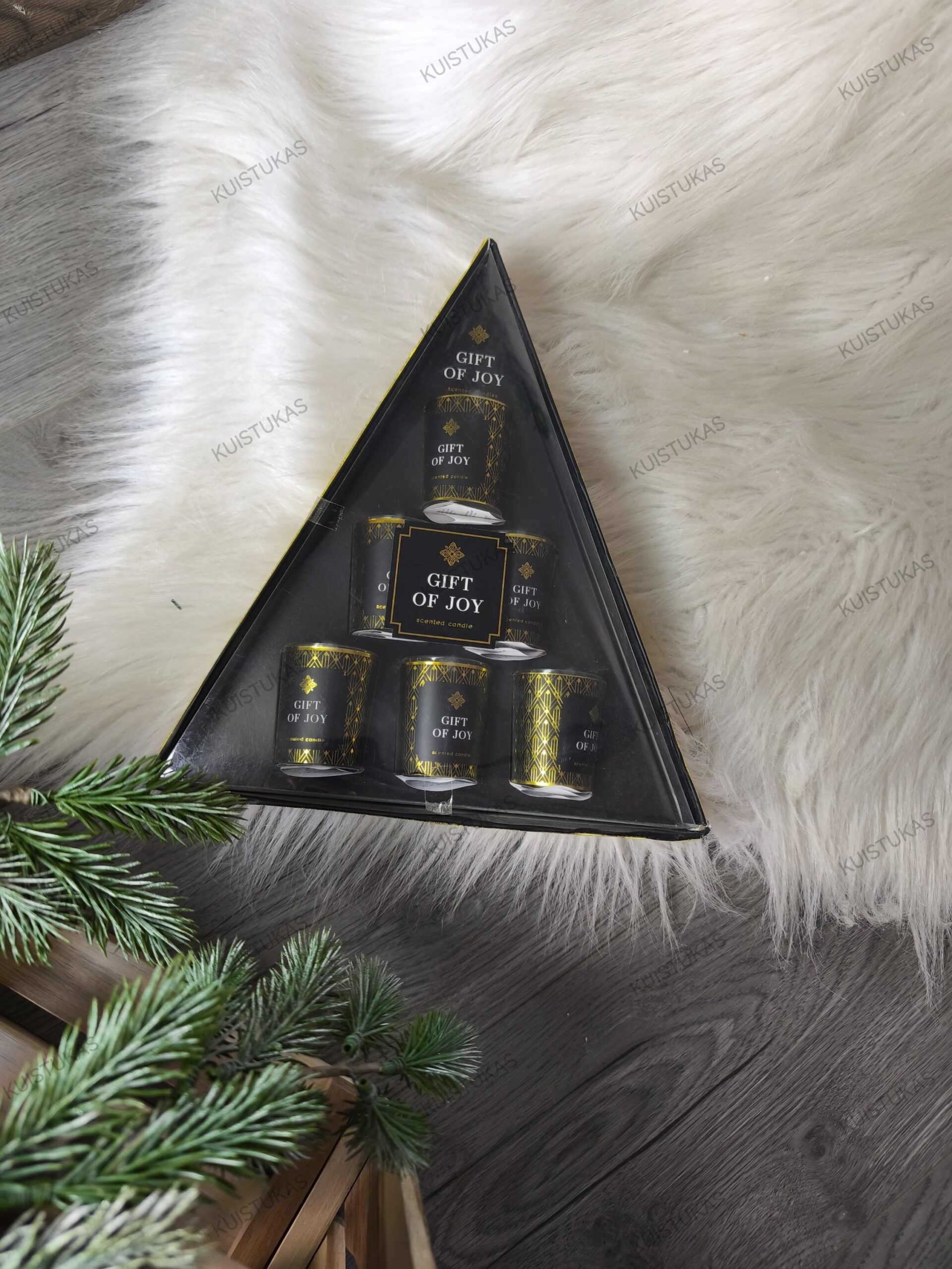 Žvakių rinkinys 'Triangle' - Vaizdas 3