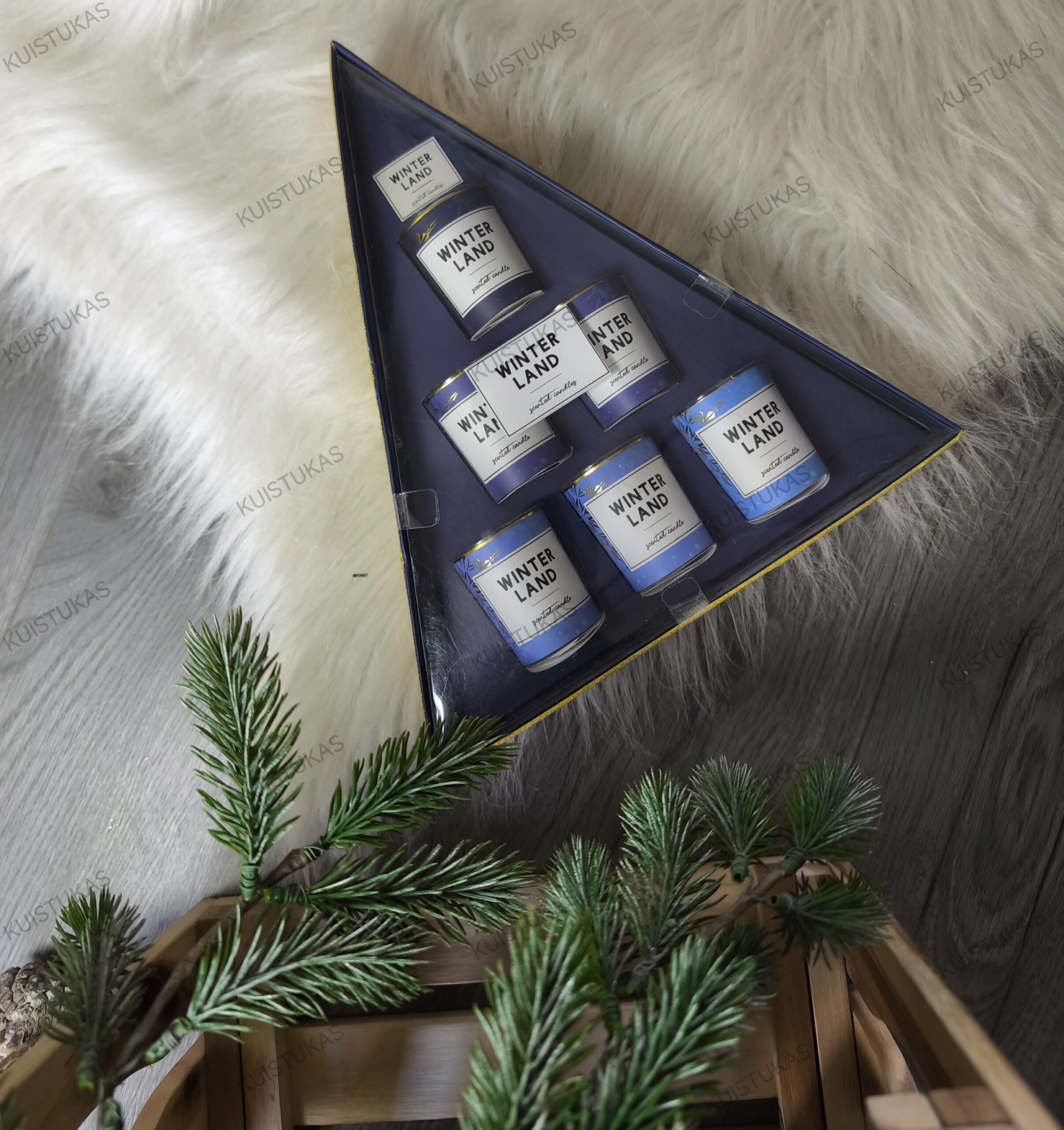 Žvakių rinkinys 'Triangle' - Vaizdas 4