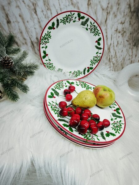Lėkščių komplektas 'Holiday Green' - Vaizdas 2
