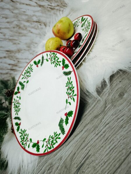 Lėkščių komplektas 'Holiday Green' - Vaizdas 3