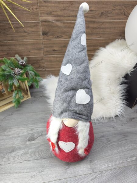 Šventinė dekoracija 'Heart Gnomes' - Vaizdas 4