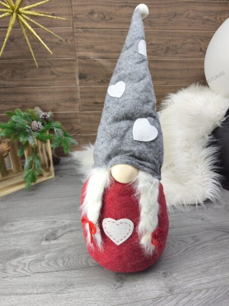 Šventinė dekoracija 'Heart Gnomes' - Vaizdas 3