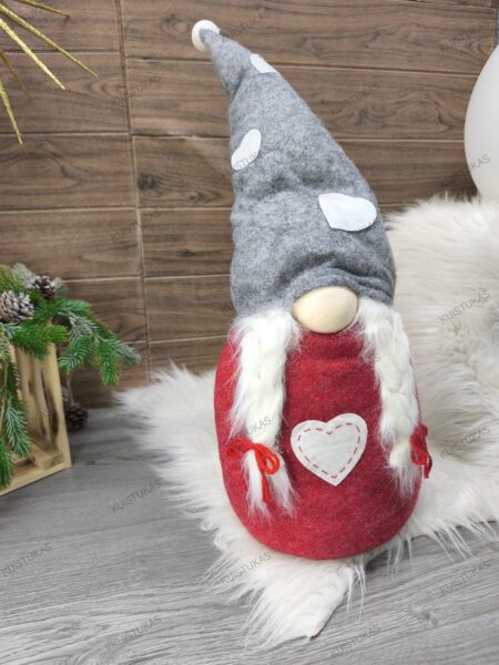 Šventinė dekoracija 'Heart Gnomes' - Vaizdas 5