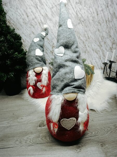 Šventinė dekoracija 'Heart Gnomes' - Vaizdas 2