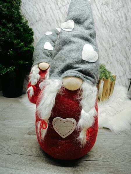 Šventinė dekoracija 'Heart Gnomes' - Vaizdas 7