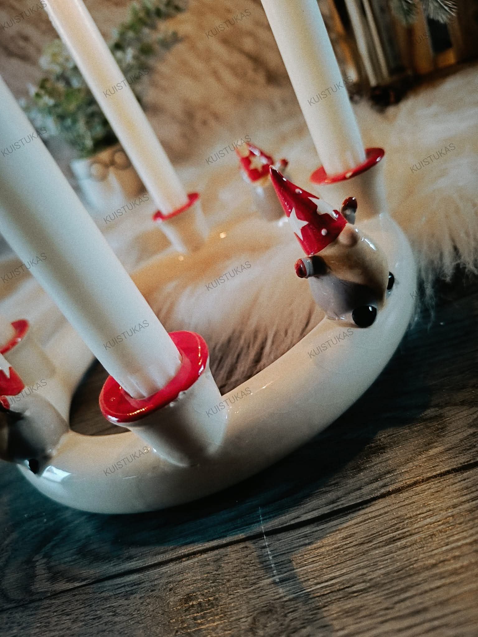 Advento žvakidė 'Kalėdiniai nykštukai' - Vaizdas 3