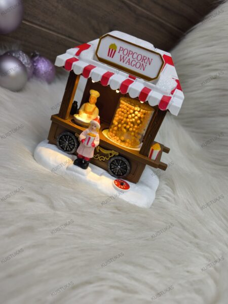 Kalėdinis miestelis „Popcorn Wagon