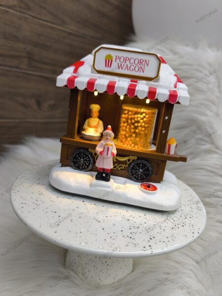 Kalėdinis miestelis 'Popcorn wagon' - Vaizdas 3