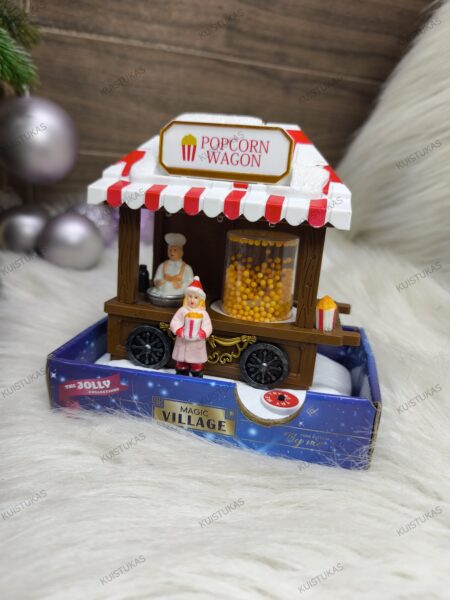 Kalėdinis miestelis 'Popcorn wagon' - Vaizdas 4