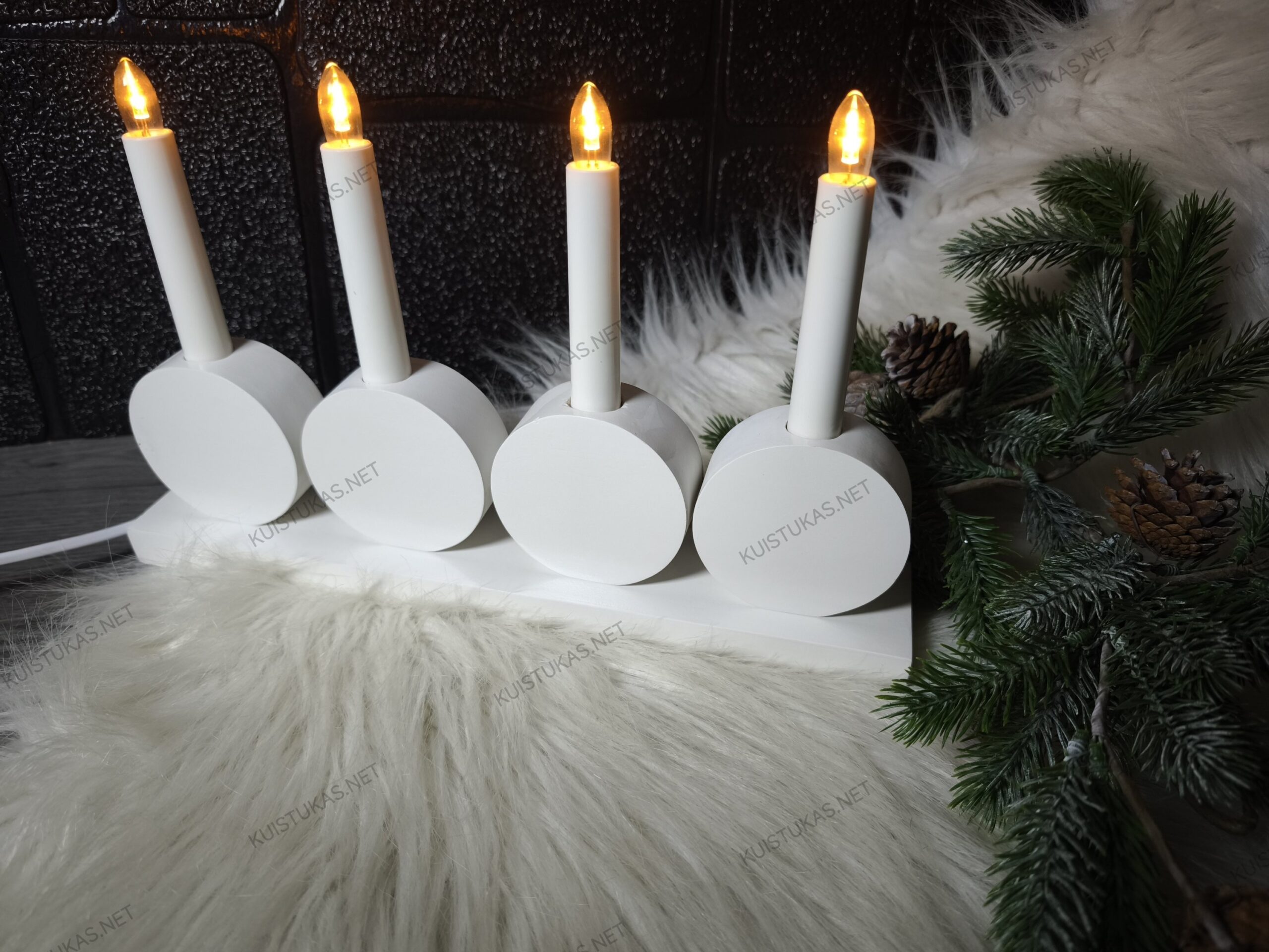 Žvakidė 'Bubble White' - Vaizdas 2