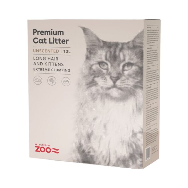 Premium kačių kraikas 'Unscented Long Hair'