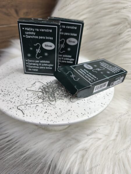 Žaisliukų kabliukai 'Silver' - Vaizdas 3