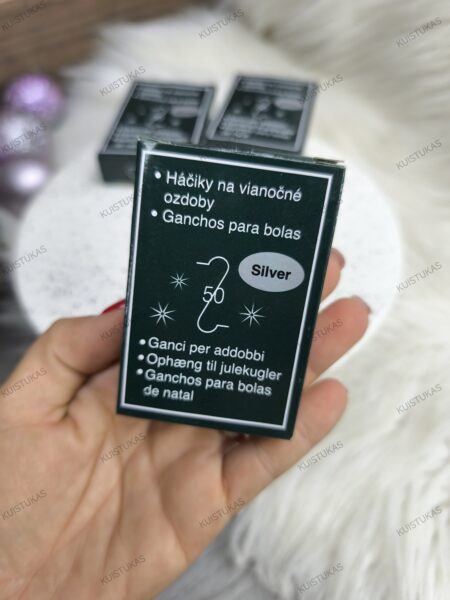 Žaisliukų kabliukai 'Silver' - Vaizdas 2