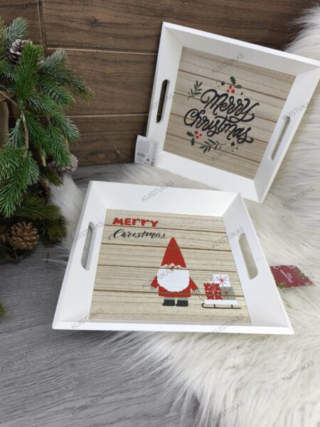 Mediniai padėklai 'Christmas Tray' - Vaizdas 2
