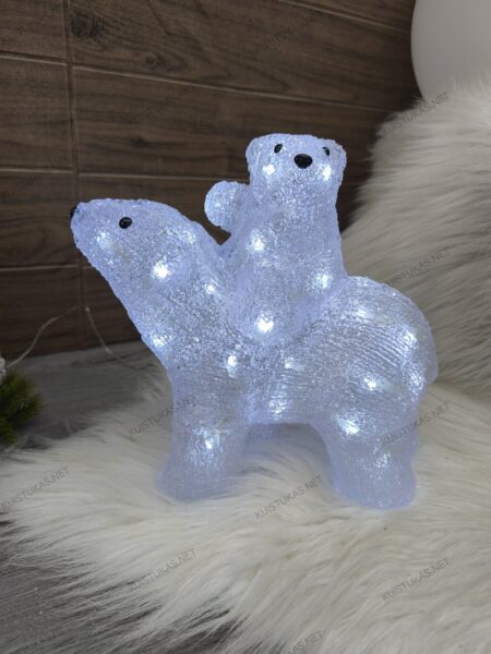 Akrilinė dekoracija 'Polar Bears'