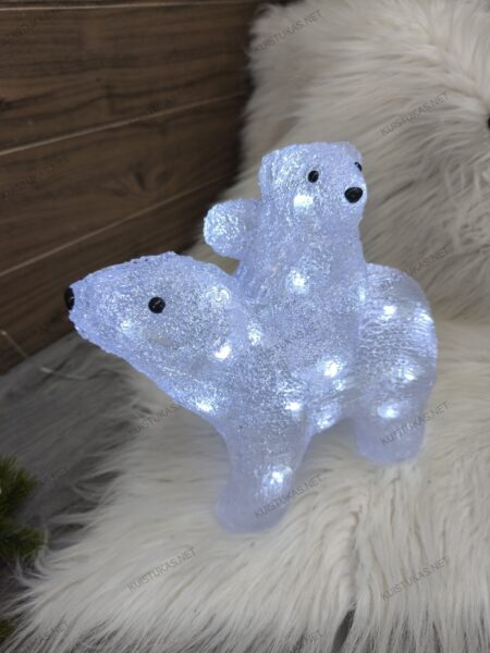 Akrilinė dekoracija 'Polar Bears' - Vaizdas 2