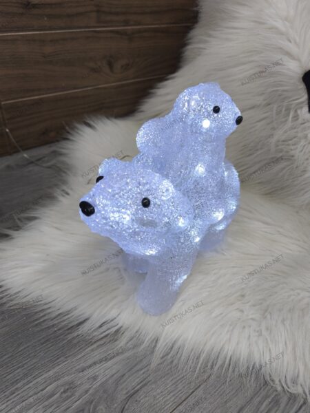 Akrilinė dekoracija 'Polar Bears' - Vaizdas 3
