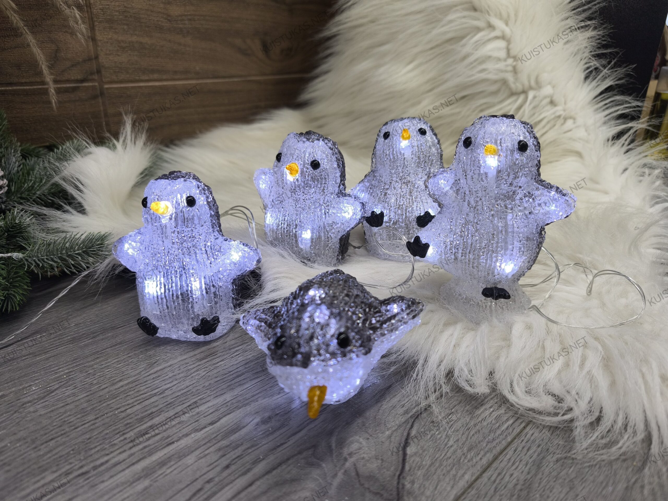 Akrilinė dekoracija 'Crystal Penguins' - Vaizdas 4