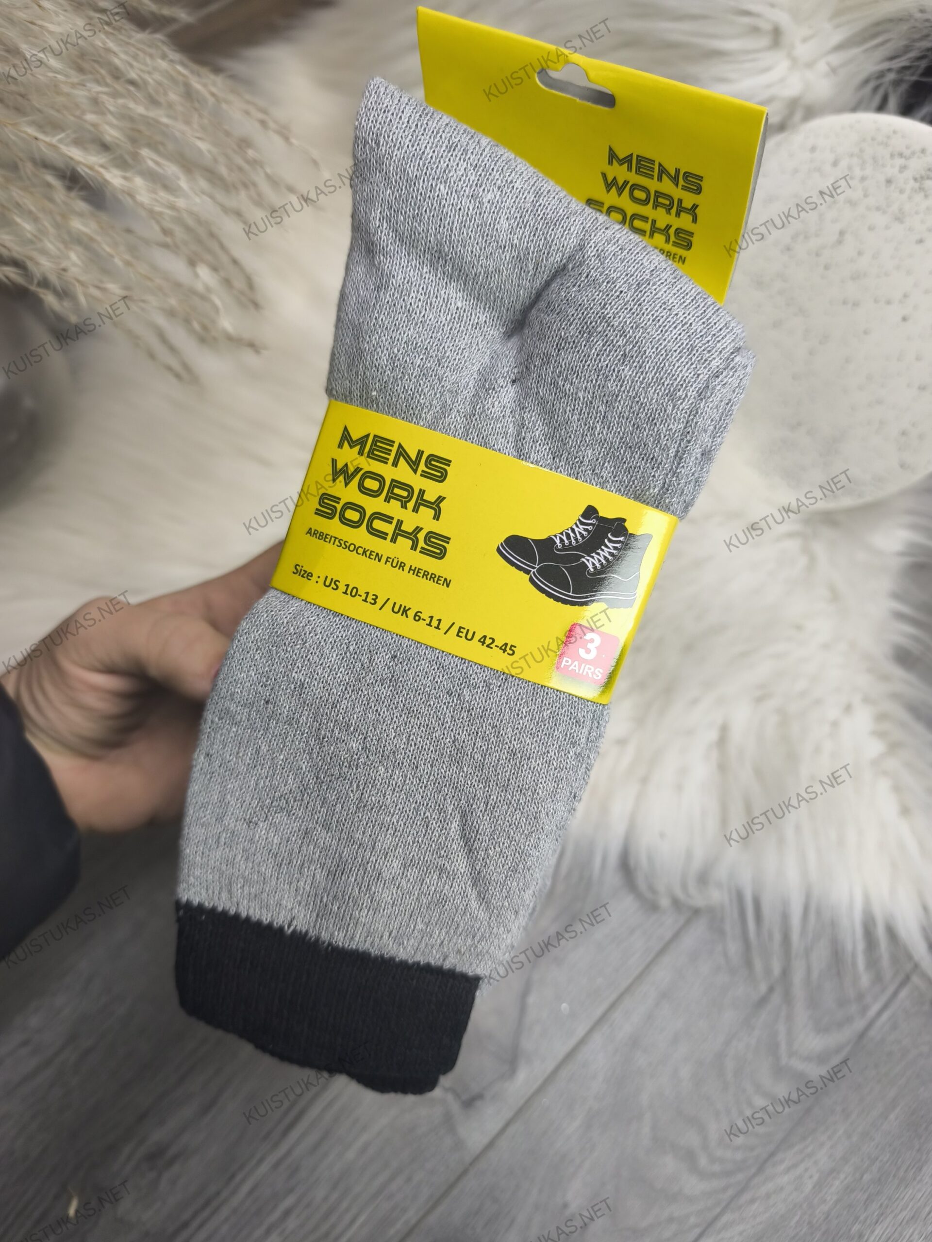 Darbinės kojinės 'Grey Work' - Vaizdas 2